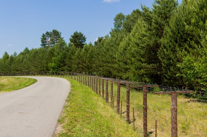 Border Road with Former Blockades