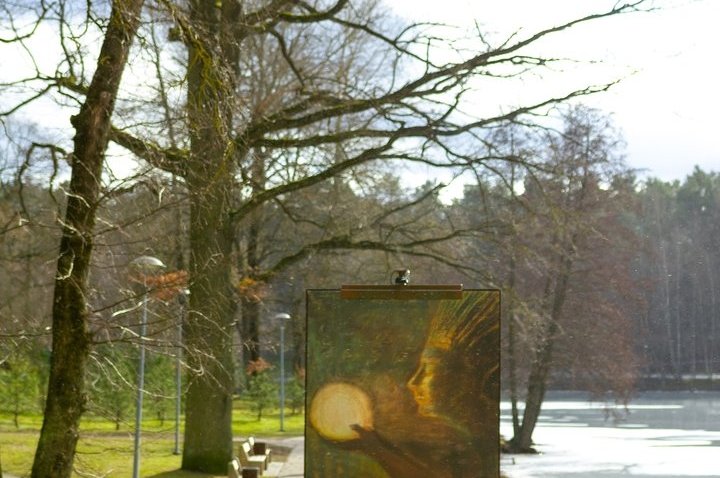M. K. Čiurlionis Paintings: 1. Friendship, 2. Sonata of the Sea.