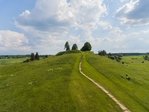 Grodzisko w Urdominie (lit. Rudamina) z pozostałościami osady