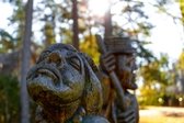 Wood Sculpture Complex in Latežeris Village