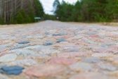 Cobblestone Pavement in the Kapčiamiestis-Leipalingis Road